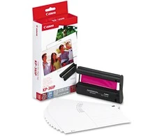 CANON KP-36IP fotopopierius 100x148mm 36 lapų + spalvotas rašalas, skirtas Selphy CP atviruko dydžio