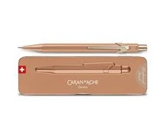 Caran d`Arche Automatinis pieštukas CARAN D 'ACHE 844 Brut Rose, dėžutėje, rožinis auksas
