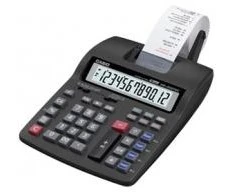 "Casio" HR 200RCE W EC spausdinimo stalinis skaičiuotuvas, juodas