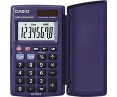 Casio HS-8VER skaičiuotuvas Kišenė Pagrindinis skaičiuotuvas Mėlyna