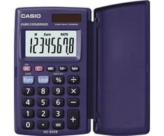 Casio HS-8VER skaičiuotuvas Kišenė Pagrindinis skaičiuotuvas Mėlyna