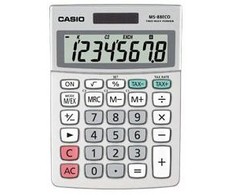 Casio MS-88ECO skaičiuotuvas Desktopas Skaičiuotuvo ekranas