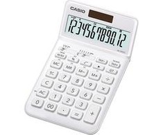 Stalinis skaičiuotuvas CASIO JW-200SC, balta sp.