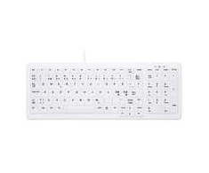 Klaviatūra Contour CHERRY AK-C7000F-U1-W/NOR/PAN-NORDIC