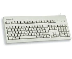 CHERRY G80-3000 Pilkas - Klaviatūra PS/2 EU BL SWITCH