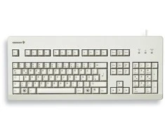 CHERRY G80-3000 Pilkas - Klaviatūra PS/2 EU BL SWITCH