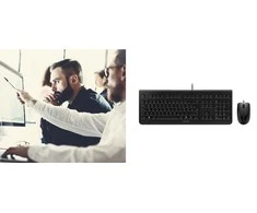 CHERRY DC 2000 klaviatūra USB QWERTZ Vokiečių Juoda