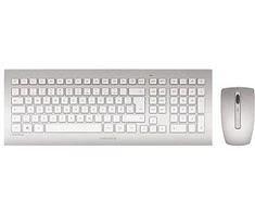 CHERRY DW 8000 klaviatūra Radijo dažnio belaidė QWERTZ Vokiečių Sidabras, Balta