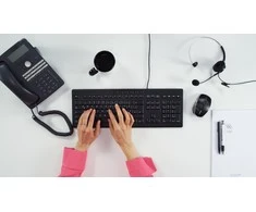 CHERRY JK-8500 klaviatūra USB QWERTY Anglų Juoda