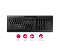 Cherry Klaviatūra Stream USB Juodas