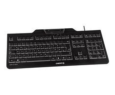 Cherry KC 1000 SC Klaviatūra AZERTY BE/Juodas
