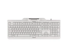 CHERRY KC 1000 SC Baltas-Pilkas - Klaviatūra USB UK