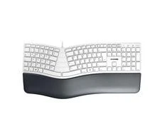 CHERRY KC 4500 ERGO Klaviatūra - CORDED GERMAN USB PALE Pilkas