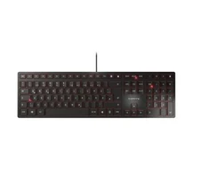 CHERRY KC 6000 Slim klaviatūra USB QWERTZ Vokiečių Juoda