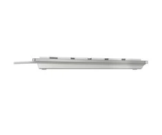 CHERRY KC 6000 SLIM klaviatūra USB QWERTZ Vokiečių Sidabras