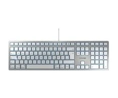 CHERRY KC 6000 SLIM FOR MAC klaviatūra USB QWERTZ Vokiečių Sidabras