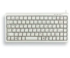 Klaviatūra CHERRY G84-4100 COMPACT KEYBOAR - FRENCH LAYOUT Baltas