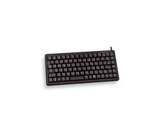 CHERRY kompaktiška mini klaviatūra, 1,75 m USB, UK, juoda G84-4100LCMGB-2 / TB-301
