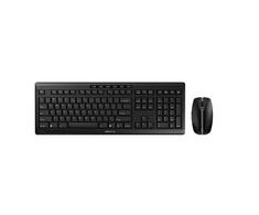 CHERRY STREAM DESKTOP US LAYOUT - Klaviatūra ir pelė USB Juodas