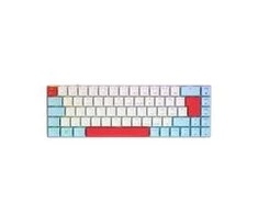 Klaviatūra Cherry CHERRY TAS MX-LP 2.1 kompaktiškos belaidės ausinės su DE išdėstymu, baltos