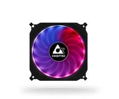 CHIEFTEC 120x120x25mm Tornado RGB ventiliatorius, mažmeninė pakuotė, po vieną
