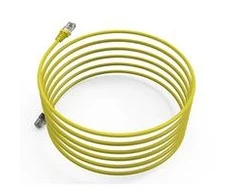 Wirewin INCA Patchkabel ICAT6-05TS RJ45 Cat6 UTP Geltona 5,0m mažmeninė prekyba