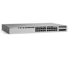 Šakotuvas CISCO Catalyst 9200L 24 prievadų PoE+ 4x1G uplink Switch Network Essentials