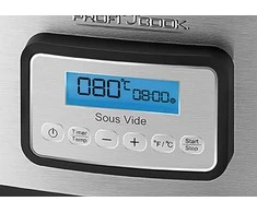 Clatronic ProfiCook PC-SV 1112 8 L 520 W Juodas, Nerūdijantis plienas