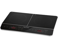 Clatronic Indukcinė Viryklė - Profi Cook PC-DKI 1067, 3500W, 2 Kaitvietės, Juoda