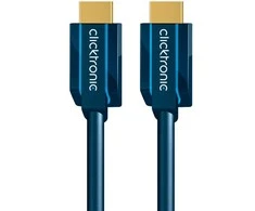 Clicktronic HDMI – HDMI kabelis 0,5 m mėlynas (70300)