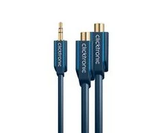 CLICKTRONIC Adapteris 3,5 mm lizdo kištukas - 2xRCA