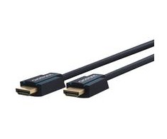 Clicktronic HDMI 2.0 High Speed su Ethernet kabeliu, aktyvus, 20 m, juodas