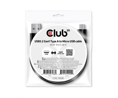 Club 3D CLUB3D USB 3.2 Gen1 A tipo iki mikro USB laidas M/M 1m /3,28ft