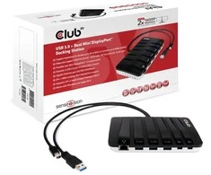 Club 3D CLUB3D SenseVision USB 3.0 + Dual Mini DisplayPort™ MST prijungimo stotis