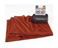 Kelioninė antklodė COCOON Merino Wool/Silk Travel Blanket - Raudona
