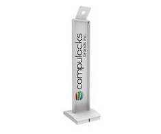 Laikiklis Maclocks Compulocks Compulocks VESA Brandable Floor Stand Baltas, Planšetė/UMPC, Passive holder, Indoor, Baltas