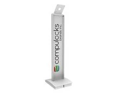 Laikiklis Maclocks Compulocks Compulocks VESA Brandable Floor Stand Baltas, Planšetė/UMPC, Passive holder, Indoor, Baltas
