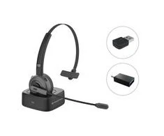 Ausinės Conceptronic POLONA03BDA belaidis Bluetooth su Įkrovimo stotelė+ adapteriu