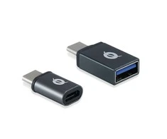 USB adapteris Conceptronic DonN04G USB- C - USB Pilkas (DonN04G)