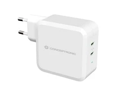Conceptronic įkroviklis CONCEPTRONIC Ladegerät 2Port 100W, USB-C PD baltas