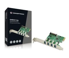 Valdiklis Conceptronic PCIE x1 – 4x USB 3.0 (EMRICK02G)