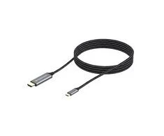 USB kabelis Conceptronic USB-C - HDMI 2 m juoda ir sidabrinė (ABBY10G)