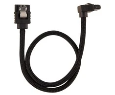 „Corsair Premium SATA“ kampinis, juodas, 30 cm ilgio, 2 vnt. pakuotėje