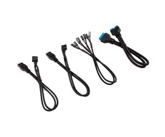 Corsair Premium Pro Sleeved Cable Set (Gen 4) - juodas