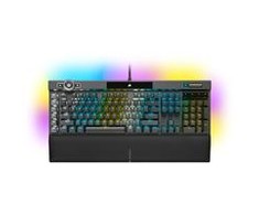 Corsair Klaviatūra | K100 RGB | Mechaninė klaviatūra žaidimams | su laidu | Nordic | Juodas | USB Type-A | CORSAIR OPX Optical-Mechaninė