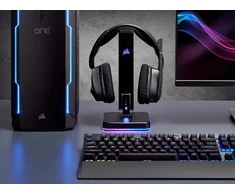 Ausinių stovas Corsair ST100 RGB Premium su 7.1 Erviniu Garsu