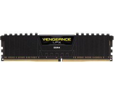 RAM CORSAIR DDR4 2666MHz 16GB 2x8GB 288 DIMM Nebuferinis 16-18-18-35 Vengeance LPX Juodas Šilumos skirstytuvas 1.2V XMP2.0