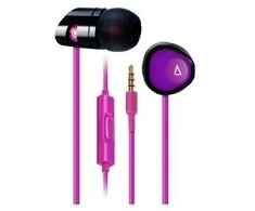 Ausinės su mikrofonu Creative MA 200  Įstatomos į ausis (In-ear tipo) violetinės
