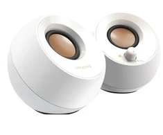 Kompiuterio kolonėlės Garsiakalbių rinkinys kompiuteris Creative Pebble 2.0 51MF1680AA001 (2.0, baltos spalvos)