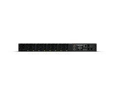 CYBERPOWER perjungiamas PDU41004230V/15A 1U 8x IEC-320 išėjimo tinklo jungtis PowerPanel Center programinė įranga